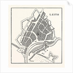 Edinburgh: Plan of Leith Showing the Eastern Fortifications. (Facsimile after Greenville Collins' Great Britain's Coasting Pilot London 1693.) by Anonymous