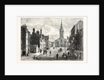 Edinburgh: Sheriff Brae Looking Towards St. Thomas's Church Leith by Anonymous