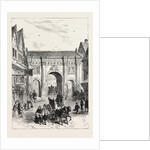 The Old Wooden Temple Bar As Erected in the Reign of James I. London by Anonymous