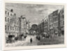 Temple Bar West Front in 1710 London by Anonymous