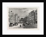 Temple Bar West Front in 1710 London by Anonymous