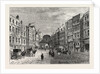 Temple Bar West Front in 1710 London by Anonymous