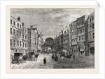 Temple Bar West Front in 1710 London by Anonymous