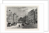 Temple Bar West Front in 1710 London by Anonymous