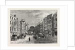 Temple Bar West Front in 1710 London by Anonymous