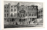 Old Houses in Fetter Lane West Side Near the Record Office from a Drawing by Shepherd 1853 London by Anonymous