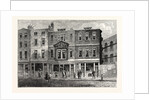 Old Houses in Fetter Lane West Side Near the Record Office from a Drawing by Shepherd 1853 London by Anonymous