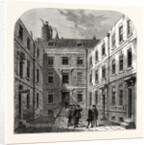 The Royal Society's House in Crane Court London by Anonymous