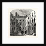 The Royal Society's House in Crane Court London by Anonymous