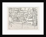 Fleet Street the Temple London from a Plan Published by Ralph Aggas 1563 by Anonymous