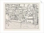 Fleet Street the Temple London from a Plan Published by Ralph Aggas 1563 by Anonymous