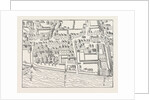 Fleet Street the Temple London from a Plan Published by Ralph Aggas 1563 by Anonymous