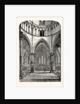 Interior of the Temple Church 1870 London by Anonymous
