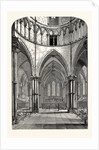 Interior of the Temple Church 1870 London by Anonymous