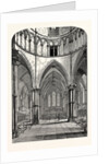 Interior of the Temple Church 1870 London by Anonymous