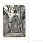 Interior of the Temple Church 1870 London by Anonymous