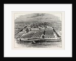 The Temple in 1671. From an Old Bird's-Eye View in the Inner Temple London by Anonymous
