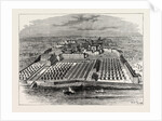 The Temple in 1671. From an Old Bird's-Eye View in the Inner Temple London by Anonymous