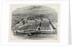 The Temple in 1671. From an Old Bird's-Eye View in the Inner Temple London by Anonymous