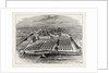 The Temple in 1671. From an Old Bird's-Eye View in the Inner Temple London by Anonymous