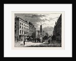 New Bridge Street and the Obelisk in 1795 London by Anonymous