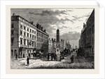 New Bridge Street and the Obelisk in 1795 London by Anonymous