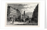 New Bridge Street and the Obelisk in 1795 London by Anonymous