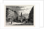 New Bridge Street and the Obelisk in 1795 London by Anonymous
