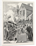 Laying the Foundation-Stone of Blackfriars Bridge 1760 London by Anonymous