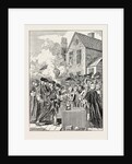 Laying the Foundation-Stone of Blackfriars Bridge 1760 London by Anonymous