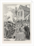 Laying the Foundation-Stone of Blackfriars Bridge 1760 London by Anonymous