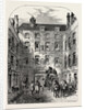Outer Court of La Belle Sauvage in 1828 London by Anonymous