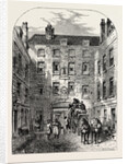 Outer Court of La Belle Sauvage in 1828 London by Anonymous