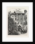 Outer Court of La Belle Sauvage in 1828 London by Anonymous