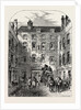 Outer Court of La Belle Sauvage in 1828 London by Anonymous