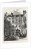 Outer Court of La Belle Sauvage in 1828 London by Anonymous