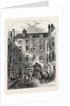 Outer Court of La Belle Sauvage in 1828 London by Anonymous