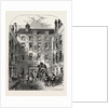 Outer Court of La Belle Sauvage in 1828 London by Anonymous