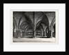 The Church of St. Faith the Crypt of Old St. Paul's from a View by Hollar London by Anonymous