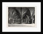 The Church of St. Faith the Crypt of Old St. Paul's from a View by Hollar London by Anonymous