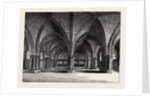 The Church of St. Faith the Crypt of Old St. Paul's from a View by Hollar London by Anonymous
