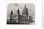 Exterior of St. Paul's Cathedral from the South-West 1800 London by Anonymous
