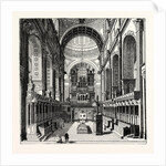 The Choir of St. Paul's Before the Removal of the Screen London by Anonymous