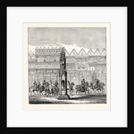 Cheapside Cross As It Appeared in 1547 Showing Part of the Procession of Edward VI. To His Coronation by Anonymous