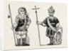 Figures of Gog and Magog Set Up in Guildhall after the Fire London by Anonymous