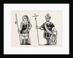 Figures of Gog and Magog Set Up in Guildhall after the Fire London by Anonymous