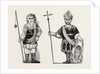 Figures of Gog and Magog Set Up in Guildhall after the Fire London by Anonymous