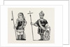 Figures of Gog and Magog Set Up in Guildhall after the Fire London by Anonymous