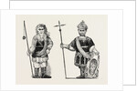 Figures of Gog and Magog Set Up in Guildhall after the Fire London by Anonymous