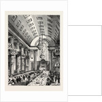 Interior of the Egyptian Hall London by Anonymous